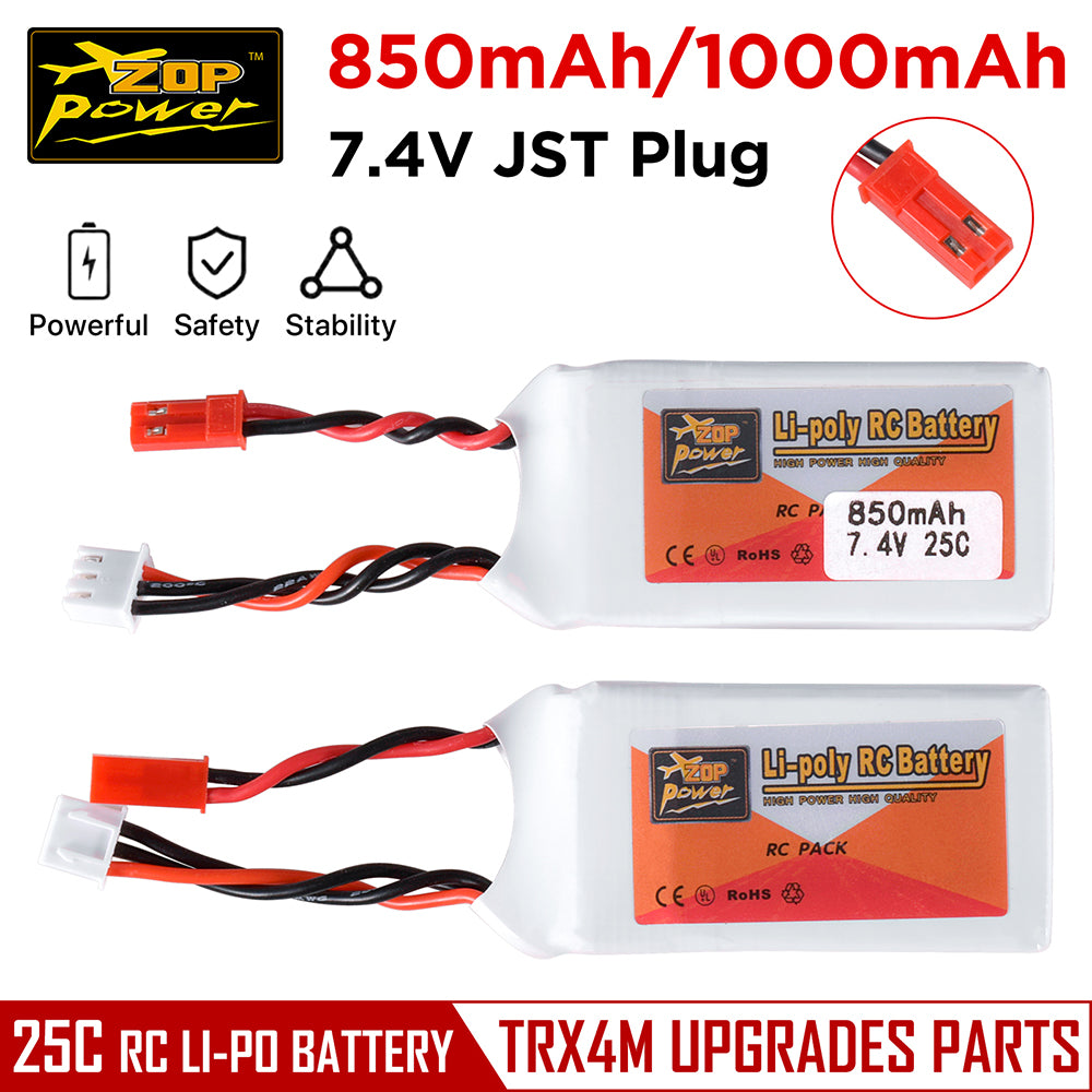 ZOP Battery TRX4M for TRX4M Crawler