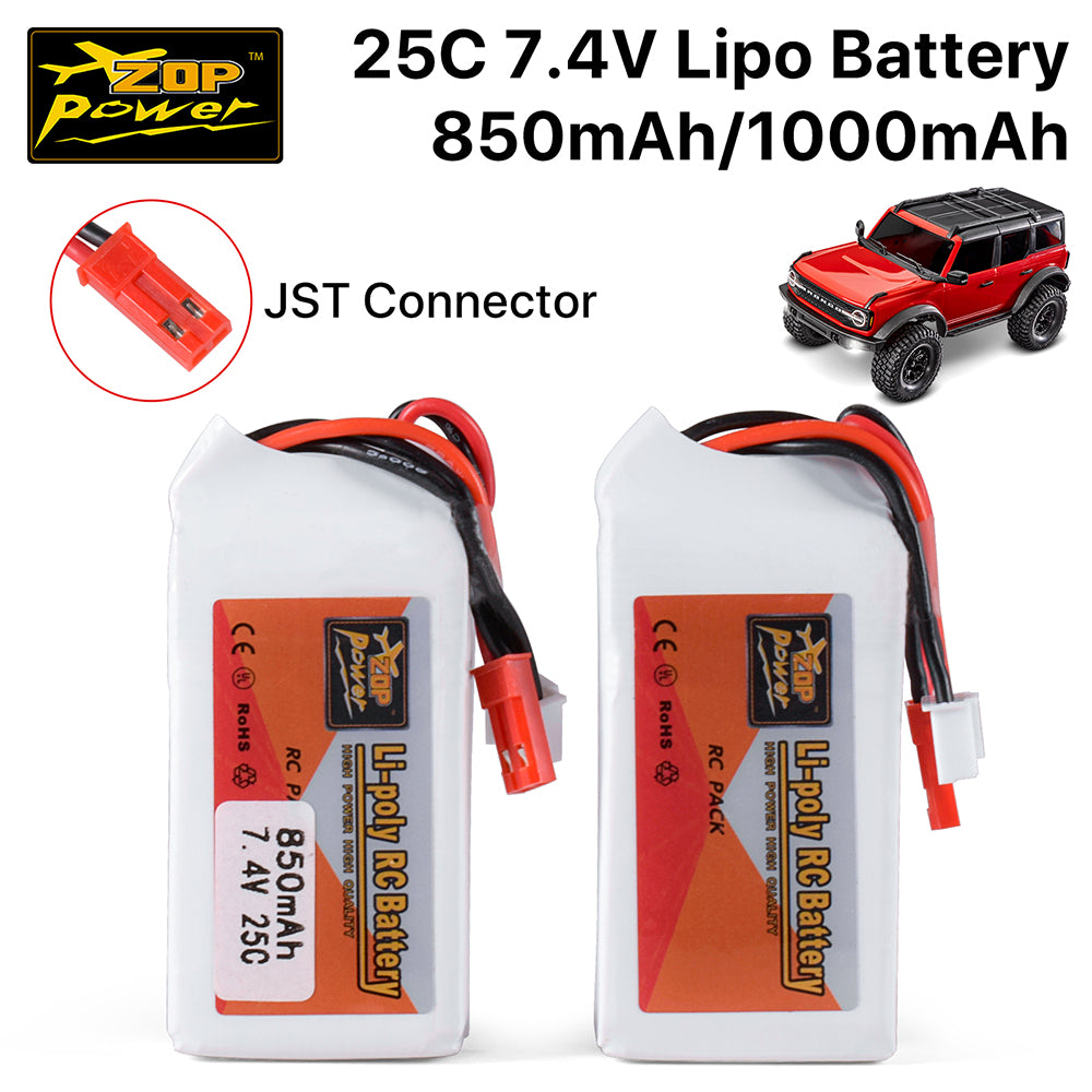 ZOP Battery TRX4M for TRX4M Crawler
