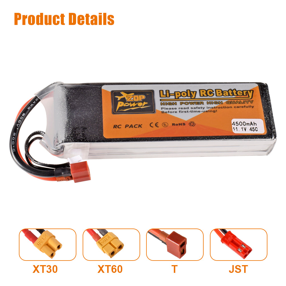 9IMOD 3S RC Lipo Battery 11.1V 1500/1800/3500/4500/5000mAh 45C T / XT60