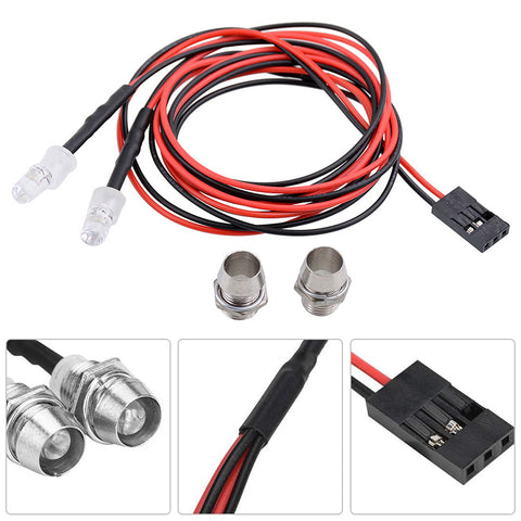 Traxxas LED Lights SCX10/TRX4 for 1/18 1/12 1/10 1/8 1/5 Traxxas