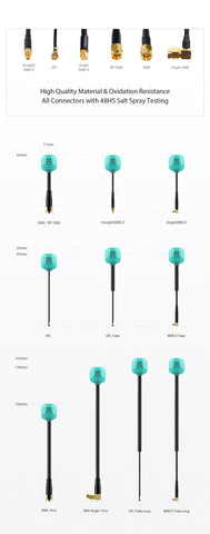 FOXEER Lollipop 4+plus Wire 2.6dBi FPV Drone 5.8G 2 Green