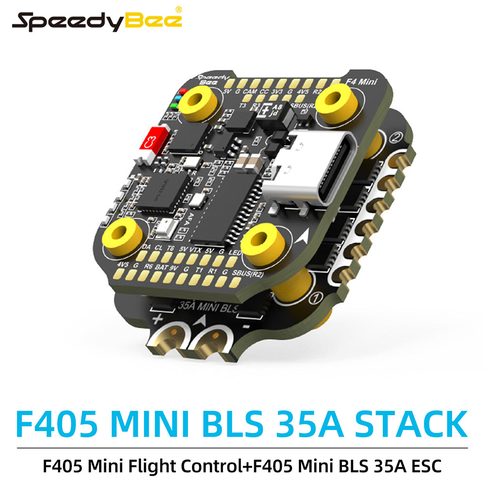 SpeedyBee F405 Mini Flight Controller Stack - BLS 35A 20x20 3-6S
