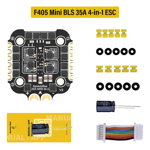 SpeedyBee F405 Mini Flight Controller Stack - BLS 35A 20x20 3-6S