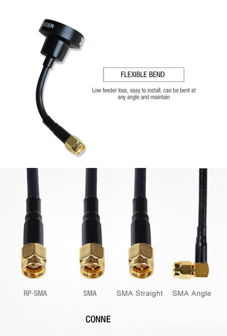 FOXEER 5.8G FPV Drone Wire High Gain Black 1