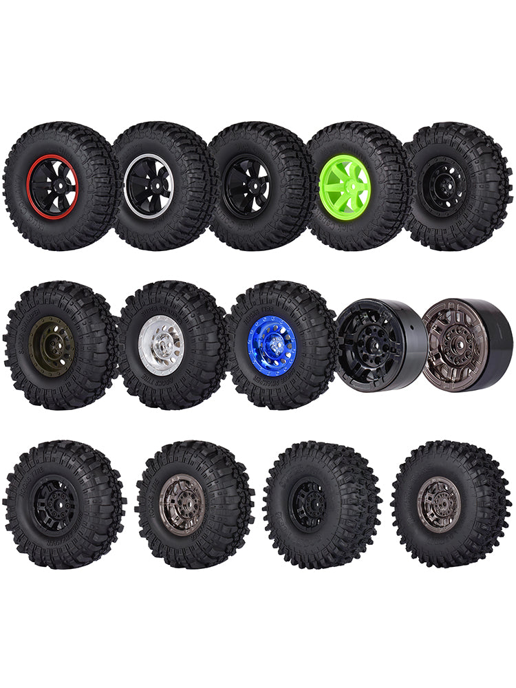 1.9" Tires Aluminum SCX10/TRX4 1.9mm for 1/10 SCX10 TRX4 D90
