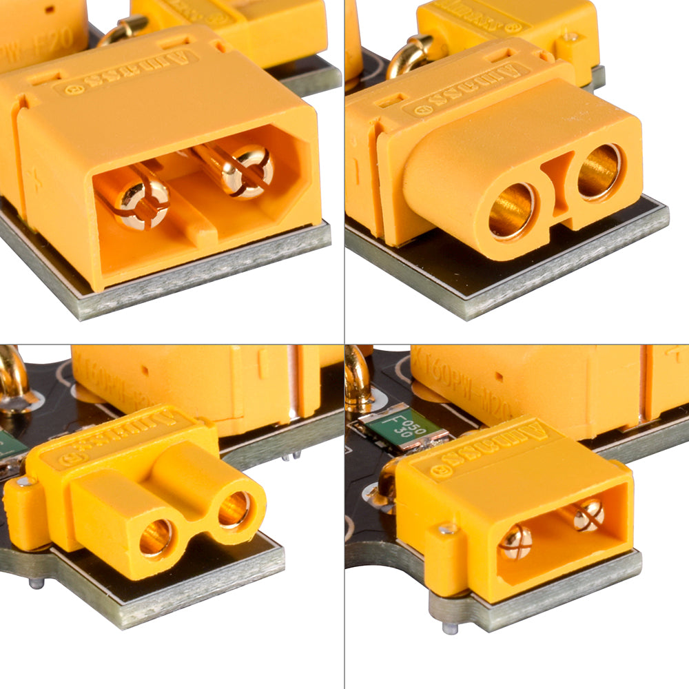 JHEMCU Smoke Stopper 1-6S 30V XT30 XT60 AMASS Connector For FPV Drone Quadcopter RC Airplane