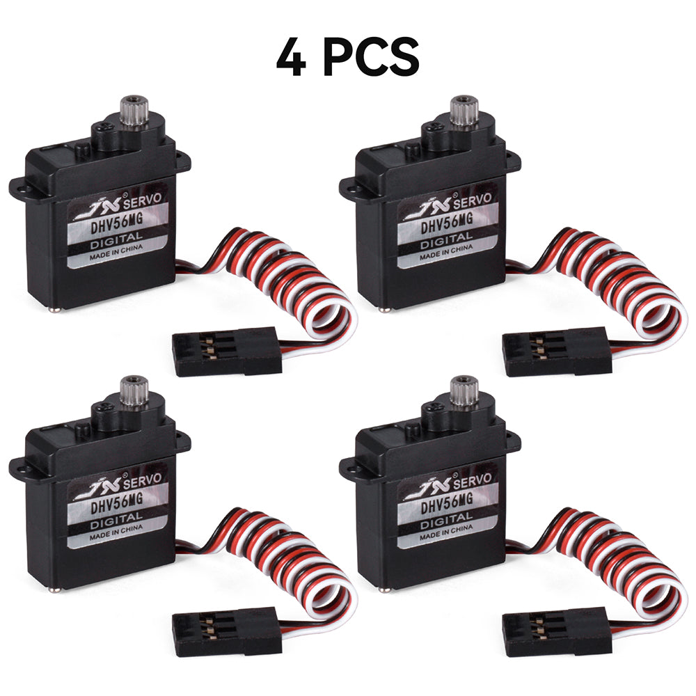 4-Pack JX DHV56MG Metal Gear Digital Servo