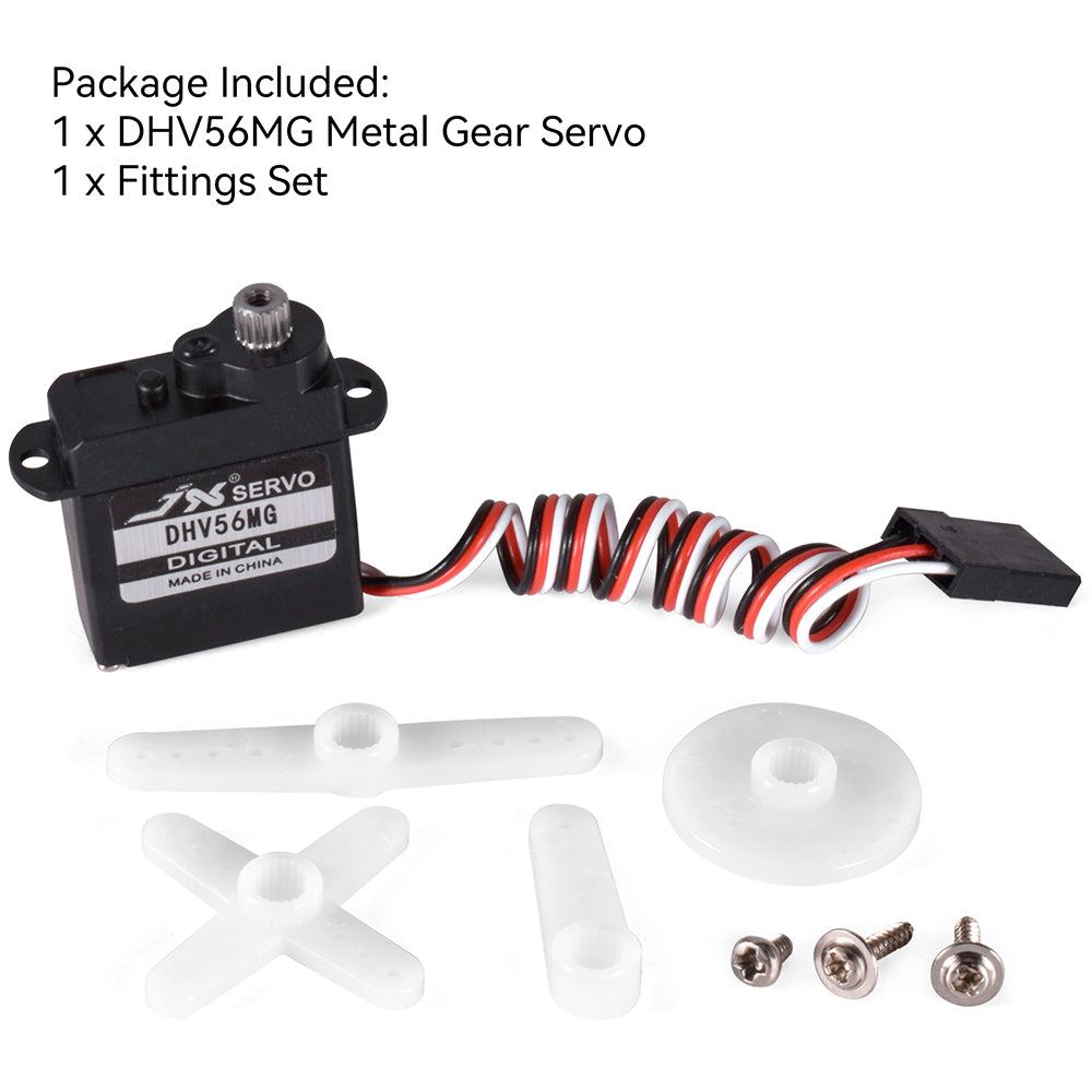4-Pack JX DHV56MG Metal Gear Digital Servo