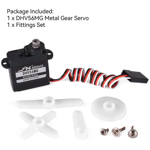 4-Pack JX DHV56MG Metal Gear Digital Servo