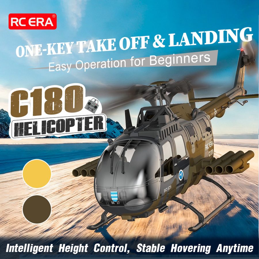 RC ERA C180 Single Rotor Helicopter BO105