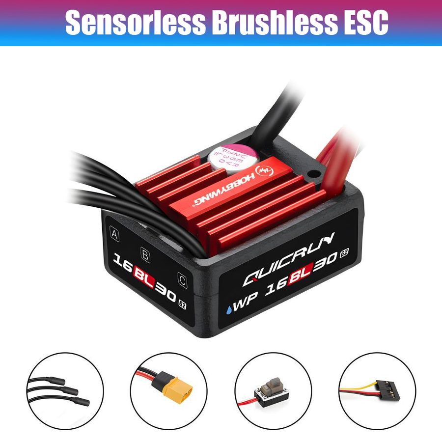 HOBBYWING QUICRUN WP-16BL30 G2 Sensorless Brushless ESC