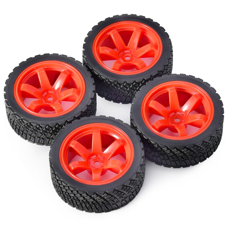 AUSTAR 1/10 RC Rally Tires 67mm 12mm Hex 4Pcs for HPI Tamiya