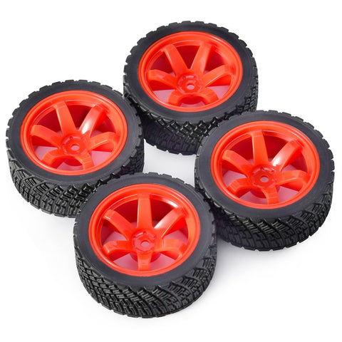 AUSTAR 1/10 RC Rally Tires 67mm 12mm Hex 4Pcs for HPI Tamiya
