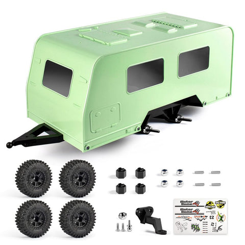 1/18 RC Crawler Travel Camper Trailer for TRX4M