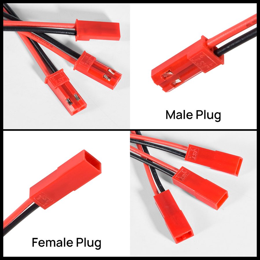 PVC100/150/200MM JST Connector DlY 2