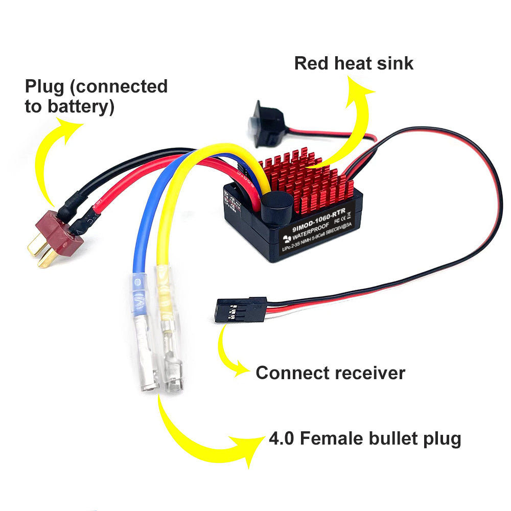1060 ESC SCX10/TRX4 for 1/10 SCX10 TRX4 Crawler