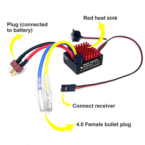 1060 ESC SCX10/TRX4 for 1/10 SCX10 TRX4 Crawler