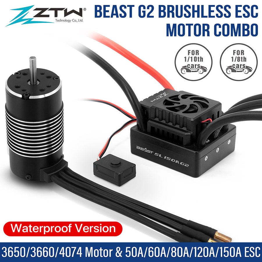 ZTW Beast G2 Series ESC / Combo 1/10 1/8