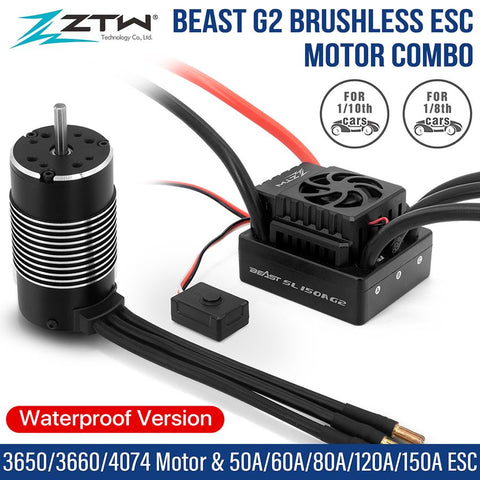 ZTW Beast G2 Series ESC / Combo 1/10 1/8