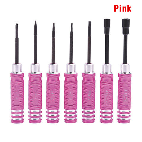 RC Hex Allen Screwdriver Set - 0.9~3.0mm Aluminum Driver