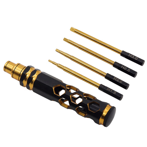 RC Hex Allen Screwdriver Set - 0.9~3.0mm Aluminum Driver