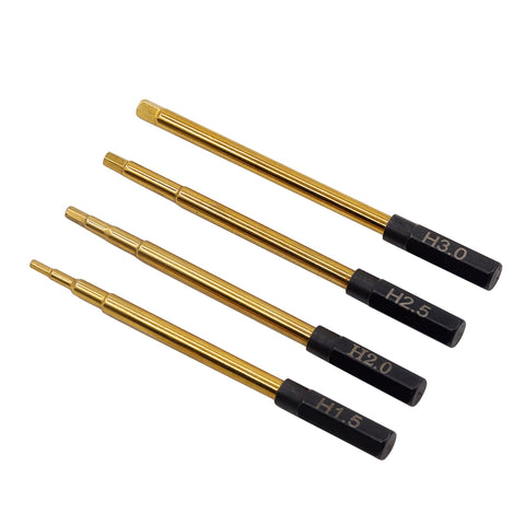 RC Hex Allen Screwdriver Set - 0.9~3.0mm Aluminum Driver
