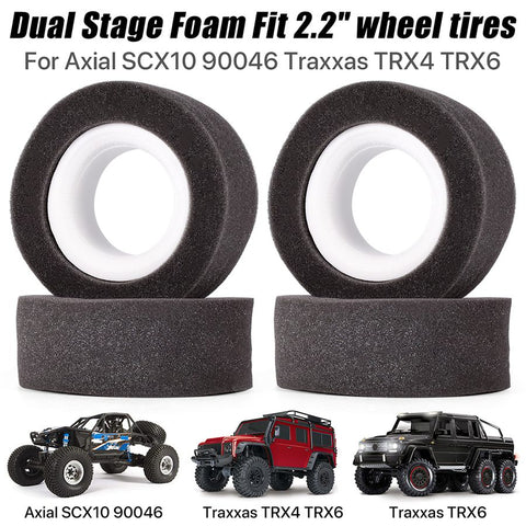 AUSTARHOBBY AX3021R 2.2 Tires SCX10 90046 TRX4 TRX6