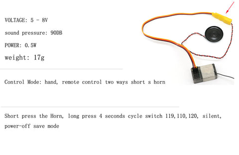 9IMOD Car Horn Sound Simulator Speakers