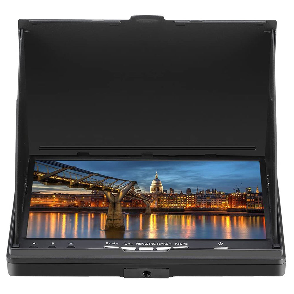9IMOD LCD5802D FPV Monitor with DVR 5.8G 40CH 7 Inch LCD Screen