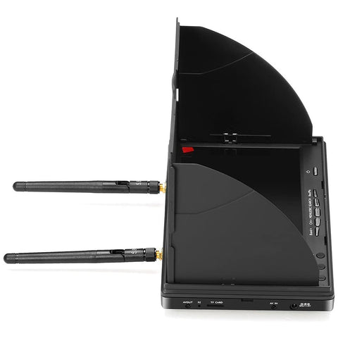 9IMOD LCD5802D FPV Monitor with DVR 5.8G 40CH 7 Inch LCD Screen
