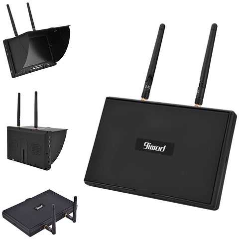 9IMOD LCD5802D FPV Monitor with DVR 5.8G 40CH 7 Inch LCD Screen