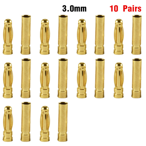 9IMOD 1/5/10Pair RC Bullet Connectors 2.0mm/3.0mm/3.5mm/4.0mm/5mm/5.5m