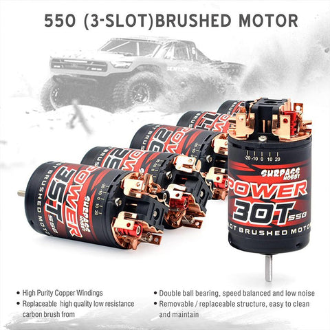 SURPASSHOBBY 550 BCD80A ESC +20T Brushed Motor 3-Slot