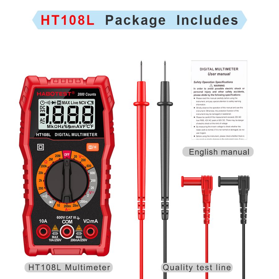 HT108L Classic Multimeter