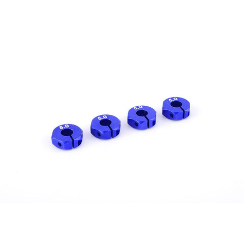 Neutral 4PCS RC Wheels 12mm Hex Coupler 5.0mm (Blue / Red)