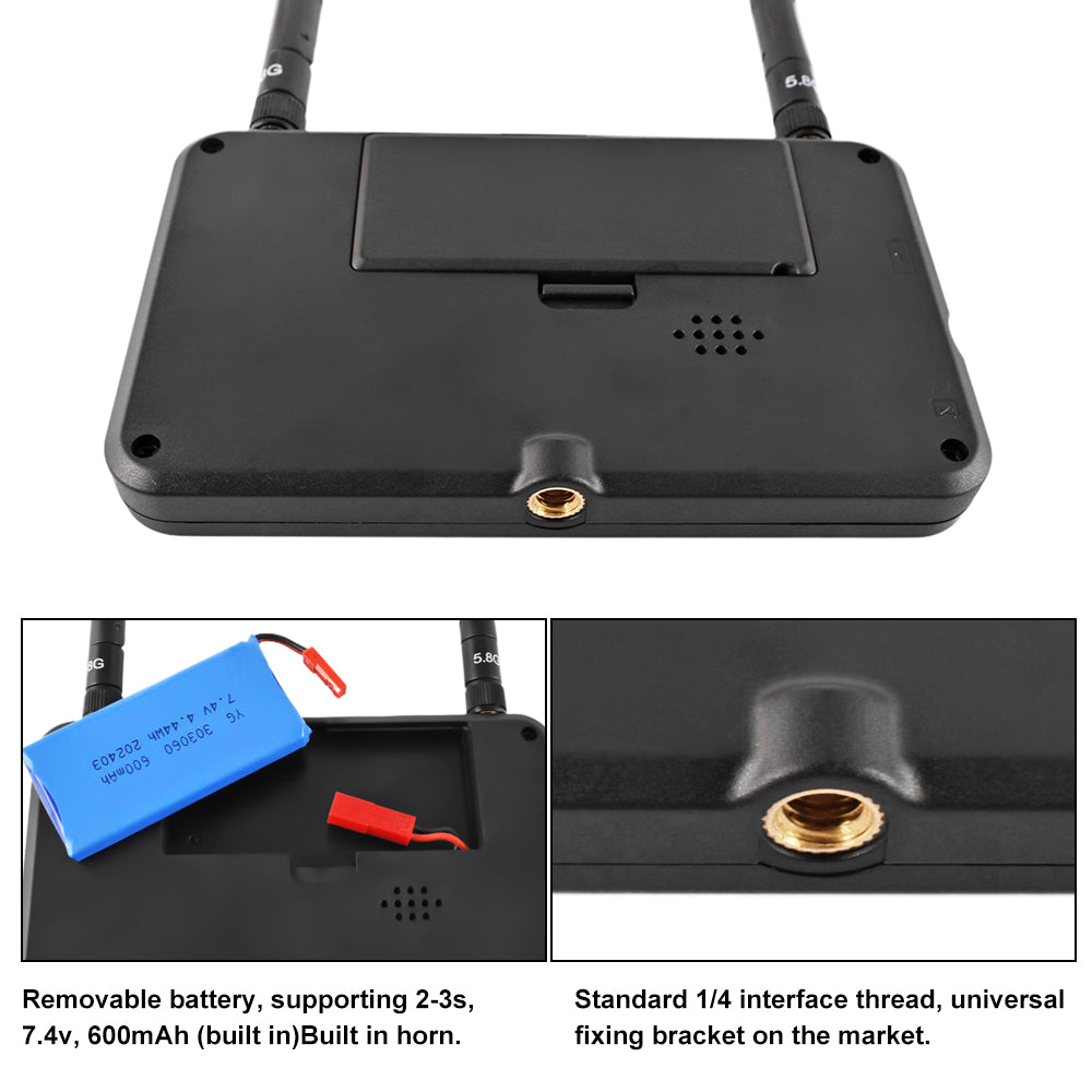 9imod 4.3 inch fpv HD Display 5.8g FPV Camera