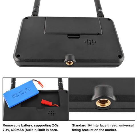 9imod 4.3 inch fpv HD Display 5.8g FPV Camera