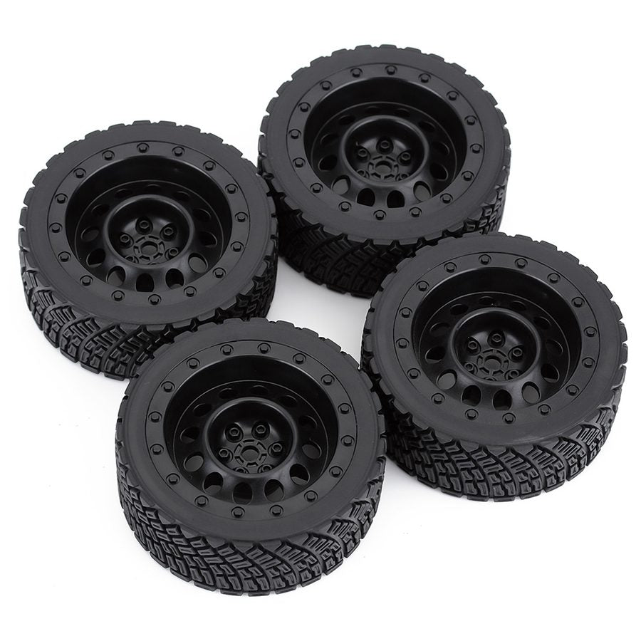 Austar 4PCS 12mm Hex 67mm RC Car Rubber Tires Wheel Rim