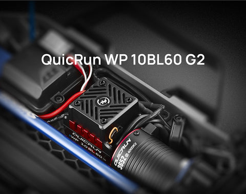 HOBBYWING QuicRun WP-10BL60 60A Waterproof Brushless ESC for 1/10 RC Cars