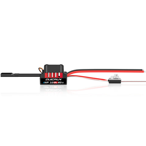 HOBBYWING QuicRun WP-10BL60 60A Waterproof Brushless ESC for 1/10 RC Cars