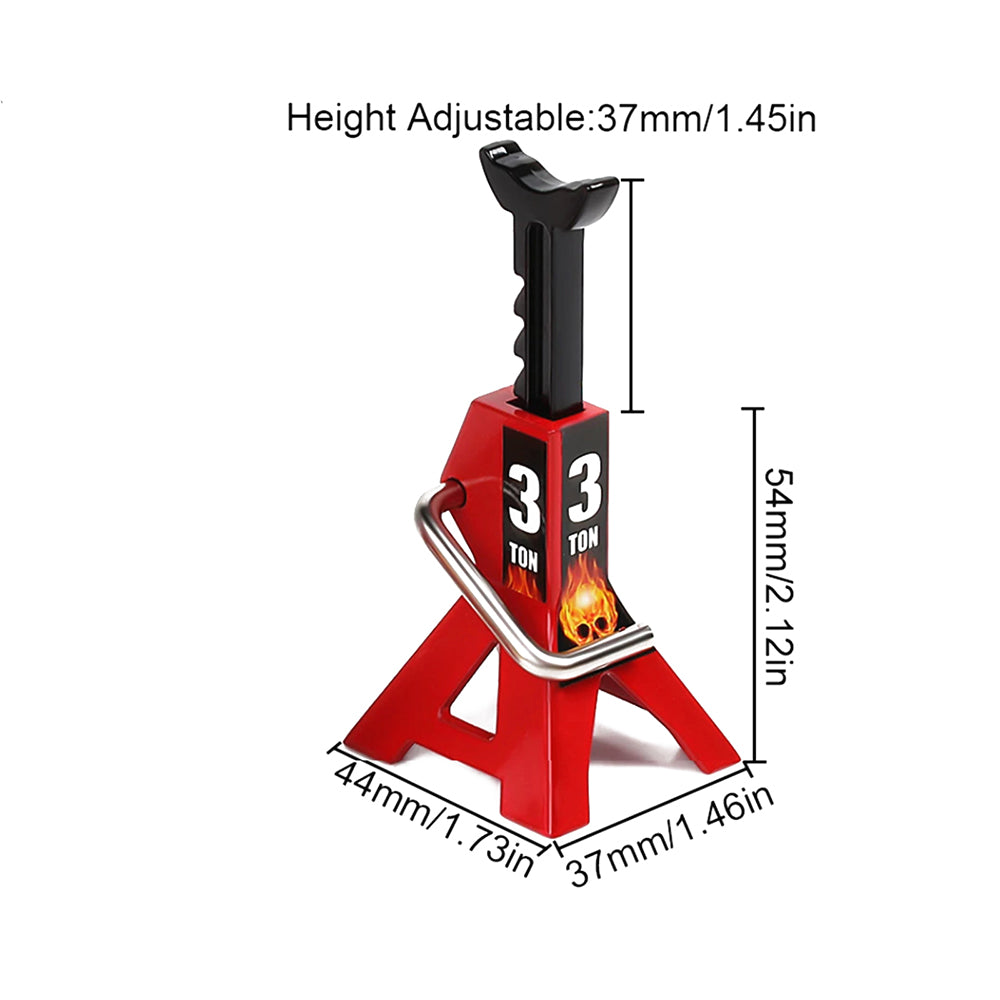 Metal Jack 1/2pcs 3T/6T 1/10 Scale Rock Crawler SCX10 D90 CC01 TRX4