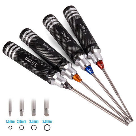 Tool Screwdriver Set 1.5/2.0/2.5/3.0 + Hex