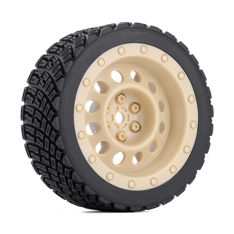 Austar 4PCS 12mm Hex 67mm RC Car Rubber Tires Wheel Rim