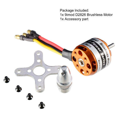 9IMOD D2826 Brushless Motor for Multi-Rotor (1400KV / 2200KV)