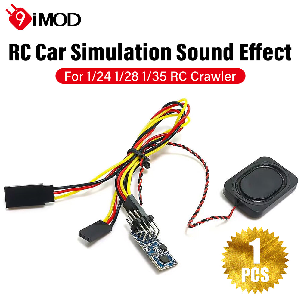 Realistic Engine Sound Module Simulator for 1/18 1/24 1/28 RC Cars