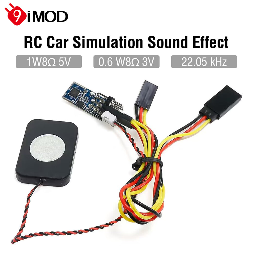 Realistic Engine Sound Module Simulator for 1/18 1/24 1/28 RC Cars