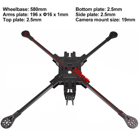 9IMOD Frame Carbon Fiber 15.0mm for DIY FPV Racing Drone