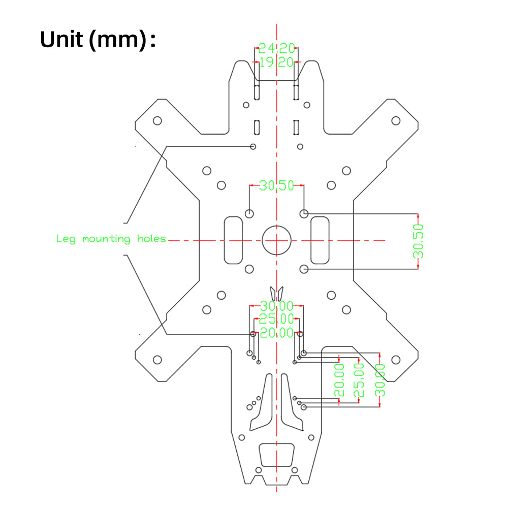9IMOD Frame Carbon Fiber 15.0mm for DIY FPV Racing Drone