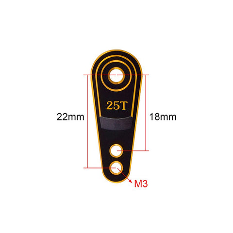 25T Metal Servo Arm TRAXXAS Rock Crawler TRX4 Upgrade Bidirectional