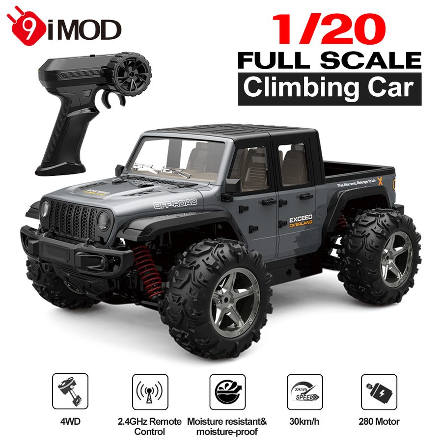 9IMOD 1/20 RC Truck Car 2.4G Climbing Vehicle Off-Road 30km/h